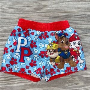 ⭐Nickelodeon Paw Patrol Baby Boys Swim Trunks Size 3-6 Months⭐